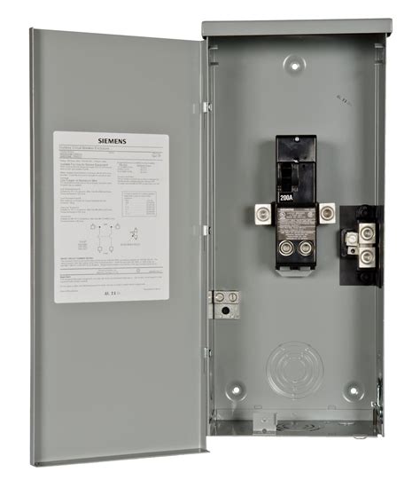 2 circuit electrical enclosure siemens|Siemens 200 amp breaker panel.